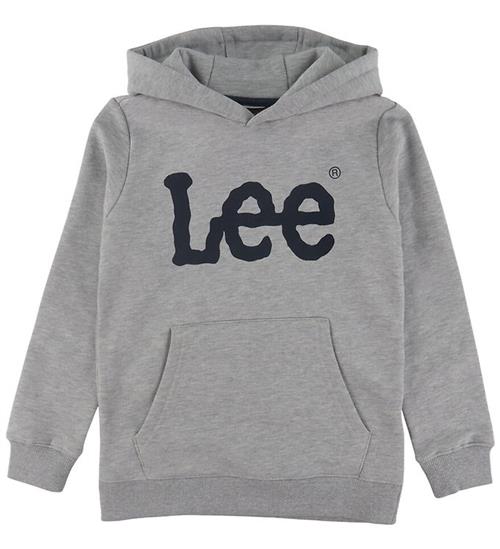 Lee Hættetrøje - Wobbly Graphic - Vintage Grey Heather