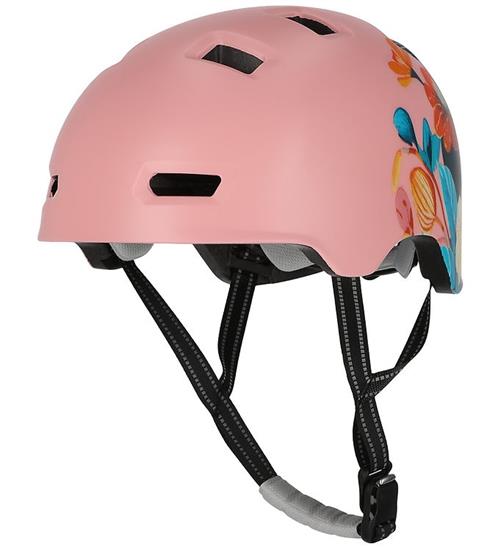 Crazy Safety Cykelhjelm - Rampage Flower - M - Pink
