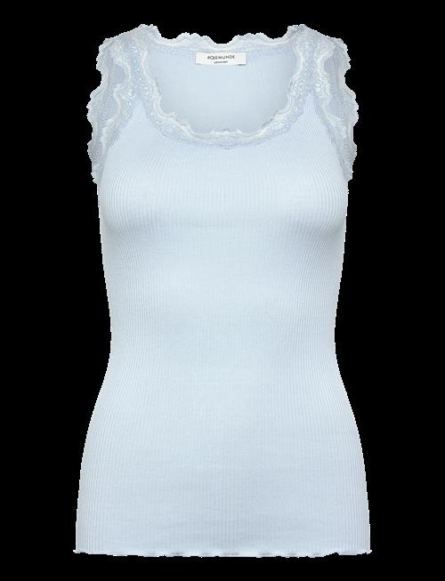 Rosemunde | Rwbabette Silk Sl U-Neck Long Lace | M