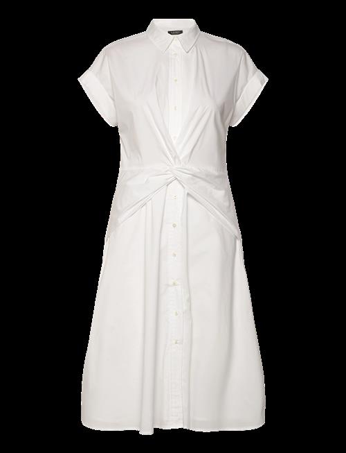 Lauren Ralph Lauren | Twist-Front Cotton-Blend Shirtdress | 38
