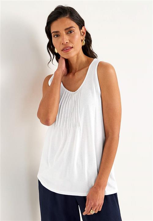 Cellbes of Sweden Tanktop med dekorativ fold