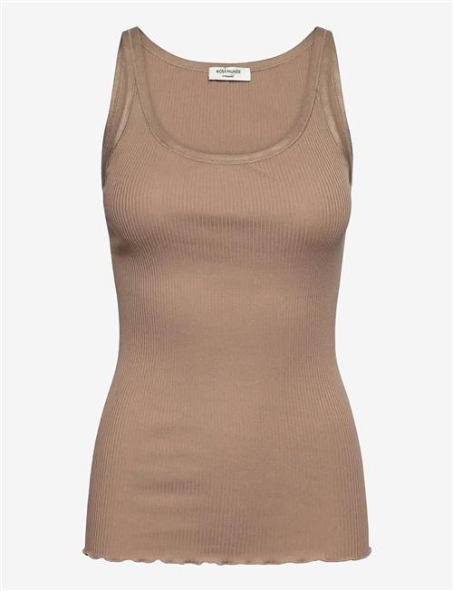 Rosemunde | Rwbelle Silk U-Neck Strap Elastic Top | XS