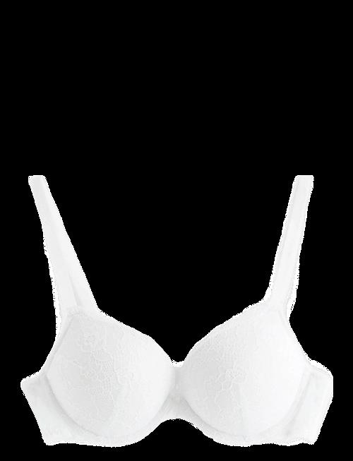 Lindex | Bra Linnea In Lace - White | C x 75