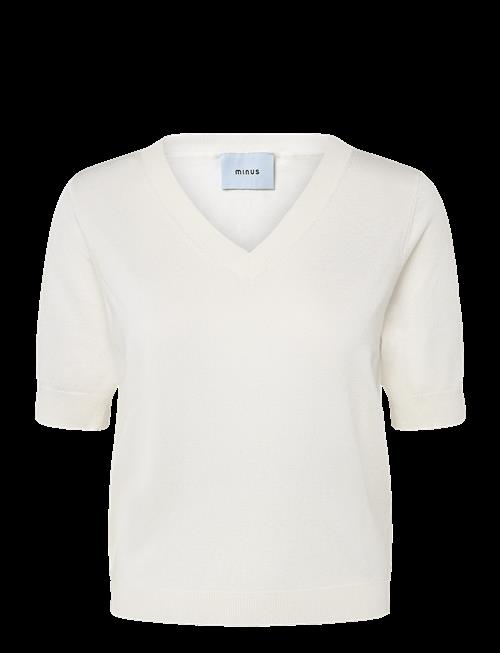 Minus | Milla V-Hals Strik T-Shirt | S