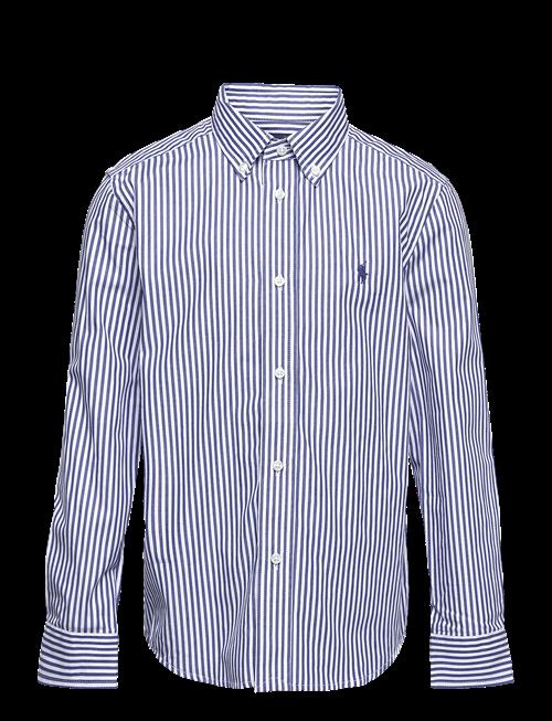 Ralph Lauren Kids | Striped Cotton Poplin Shirt | 109-116