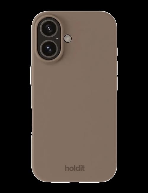 Holdit | Silicone Case Mocha Brown | IPHONE 16