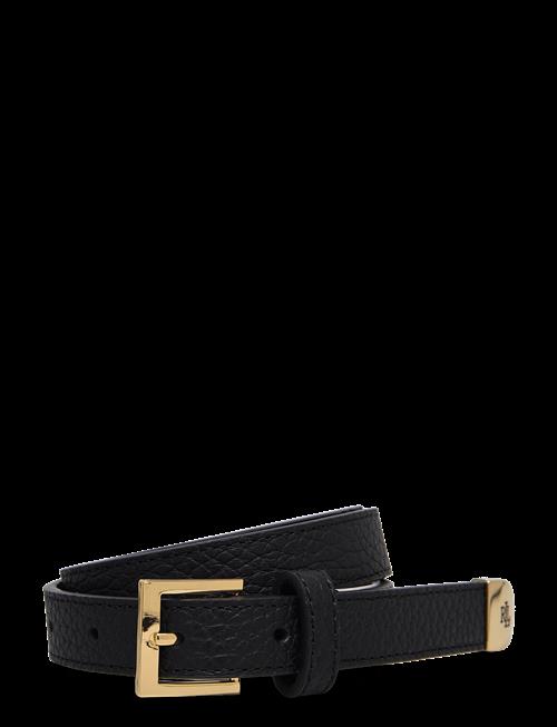 Lauren Ralph Lauren | Pebbled Leather Skinny Belt | XL