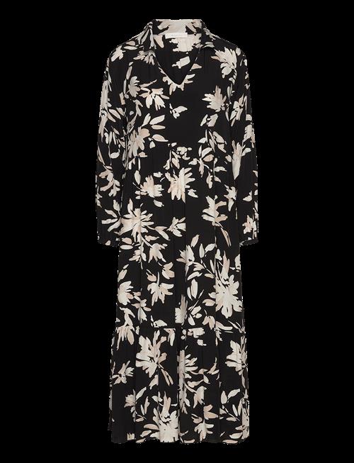 Tamaris Apparel | Auburn Aop Long Trapes Collar Dress | 38