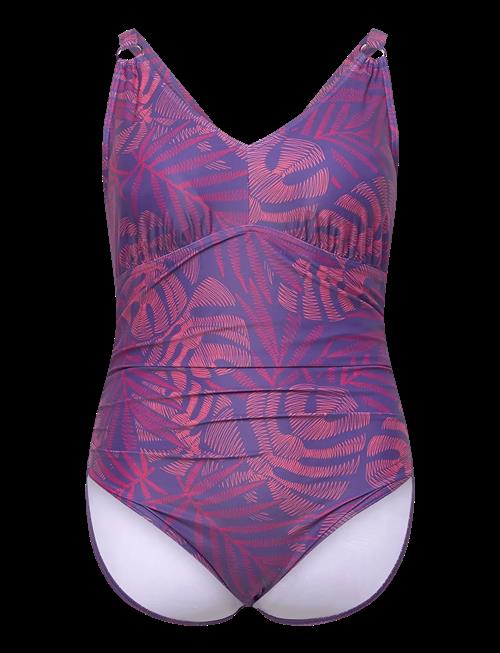 Speedo | Womens Shaping Printed V Neck 1 Piece (+) | 52