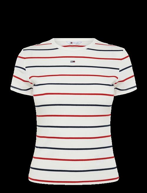 Tommy Jeans | Tjw Slim Essential Rib Ss Ext | L