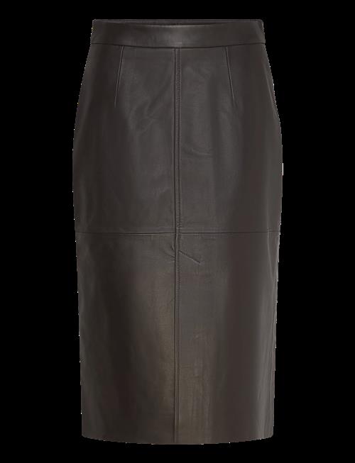Rosemunde | Rwfelino Leather Calf Skirt | 44