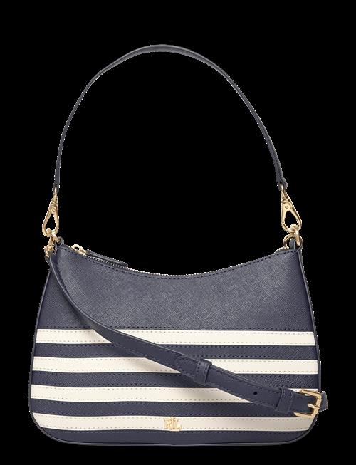 Lauren Ralph Lauren | Striped Leather Medium Danni Bag | ONE SIZE