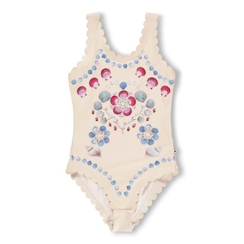 Molo Noelle Badedragt Sea Shell Deco  Sea Shell Deco 146 cm  Creme  146 cm  Piger