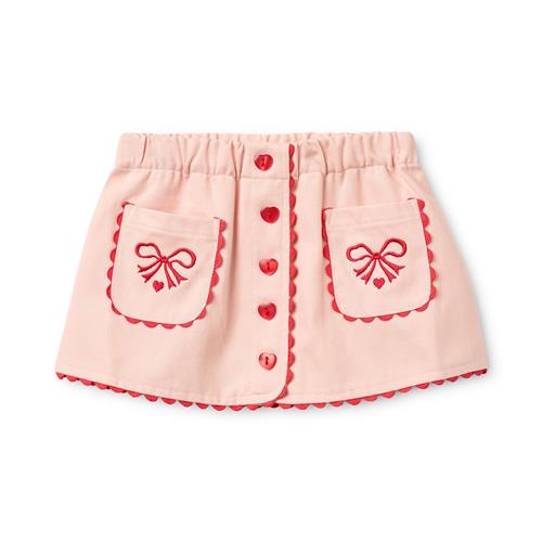 Flöss Elina Nederdel Soft Rose  Soft Rose 122 cm  Lyserød  122 cm  Piger