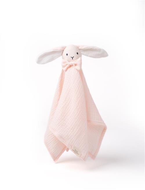 Teddykompaniet Diinglisar Bunny Muslin Comfort Tæppe Baby Pink  Baby Pink One Size  Lyserød  One Size  Drenge, Piger