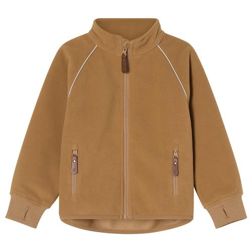 Kuling Livigno Vindfleecejakke Caramel  Caramel-122 cm  Brun  122 cm  Drenge, Piger