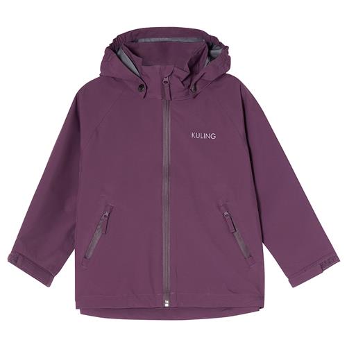 Kuling Silkeborg Regnjakke Med God Åndbarhed Grape Purple  Grape Purple-98/104 cm  Lilla  98/104 cm  Drenge, Piger