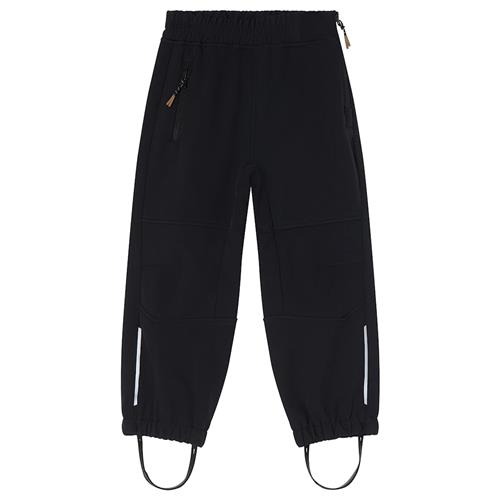 Kuling Landala Softshell Bukser Always Black  Always Black-98 cm  Sort  98 cm  Drenge, Piger