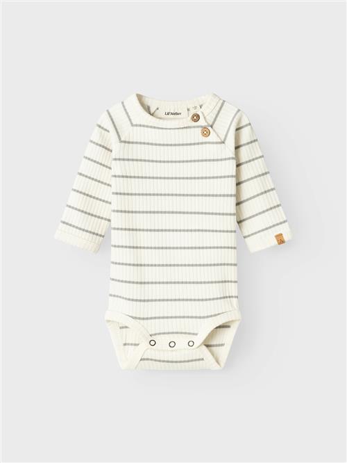 Lil’ Atelier Bodysuit Coconut Milk  Coconut Milk 80 cm  Hvid  80 cm  Drenge