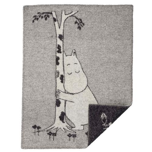 Klippan Yllefabrik Moomin Tree Hug  Gray  Grey One Size Uld Grå  One Size  Drenge, Piger