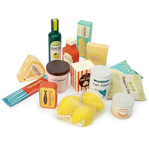 Tender Leaf Grocery Store Set   Yellow One Size Wood Gul  One Size 3+ Years Drenge, Piger