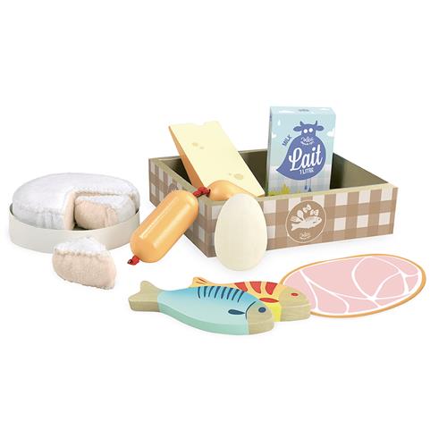 Vilac Fish, Ham And Cheese   Green One Size  Grøn  One Size 3+ Years Drenge, Piger