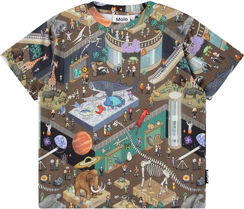 Molo Riley T-shirt Pixeleum  Pixeleum 104 cm  Sort  104 cm  Drenge