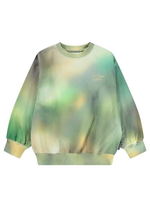 Molo Monti Sweat Shirt Super Blur Super Blur 128 cm  Grøn  128 cm  Drenge