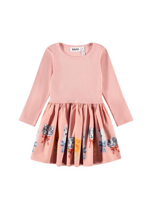 Molo Candi Dress Ls Fancy Kittens Fancy Kittens 74 cm  Lyserød  74 cm  Piger
