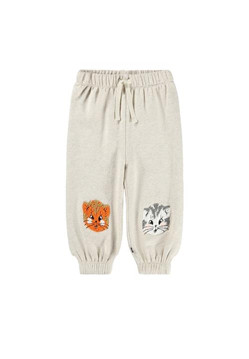 Molo Simon Soft Pants Chenille Cats Chenille Cats 92 cm  Hvid  92 cm  Piger