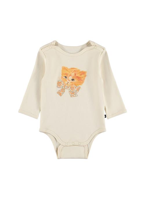 Molo Foss Bodystockings Ls Retro Kittens Retro Kittens 68 cm  Creme  68 cm  Piger