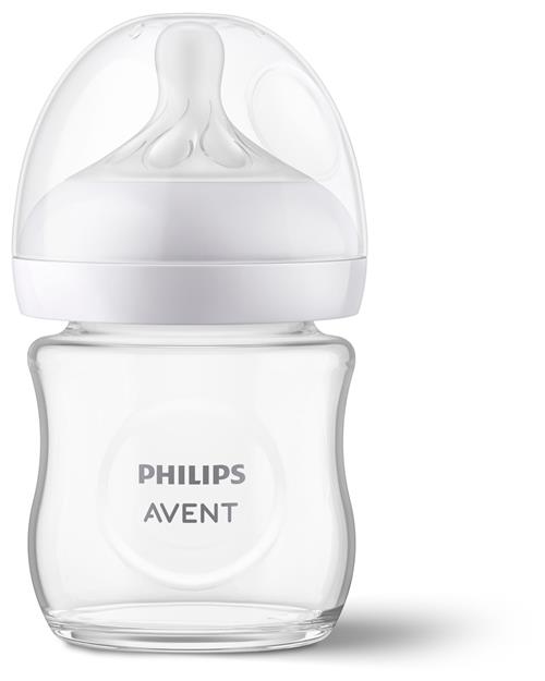 Philips Avent Natural Response Sutteflaske Af Glas 120 Ml  White One Size  Hvid  One Size  Drenge, Piger
