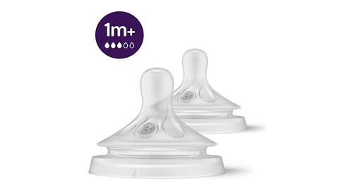 Philips Avent Natural Response Sutter Til Sutteflasker - Flow 3  White One Size  Hvid  One Size  Drenge, Piger