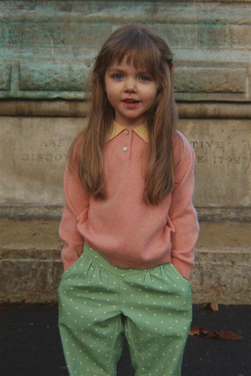 Konges Sløjd Basi Polo Mellow Rose  Mellow Rose-5Y  Lyserød  5 år  Piger