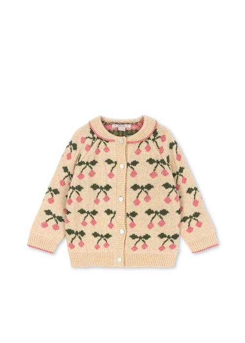 Konges Sløjd Belou Cardigan Med Krave Cherry  Cherry-6Y  Rød  6 år  Piger