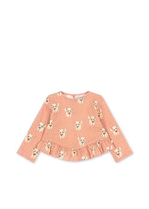 Konges Sløjd Elin Bluse Ciao Miao Rose  Ciao Miao Rose-4Y  Lyserød  4 år  Piger