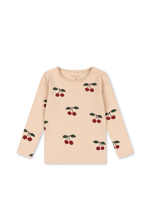 Konges Sløjd Ella T-shirt Med Lange Ærmer Ma Grande Cerise  Ma Grande Cerise-7-8Y  Rød  7-8 år  Piger