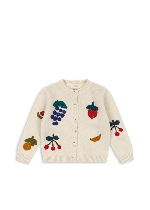 Konges Sløjd Fruity Cardigan Summer Sand  Summer Sand-2Y  Hvid  2 år  Piger