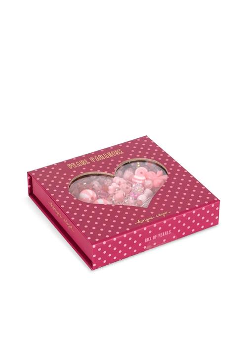 Konges Sløjd Kasser Med Perler Pink  Pink-ONE SIZE  Lyserød  One Size  Drenge, Piger