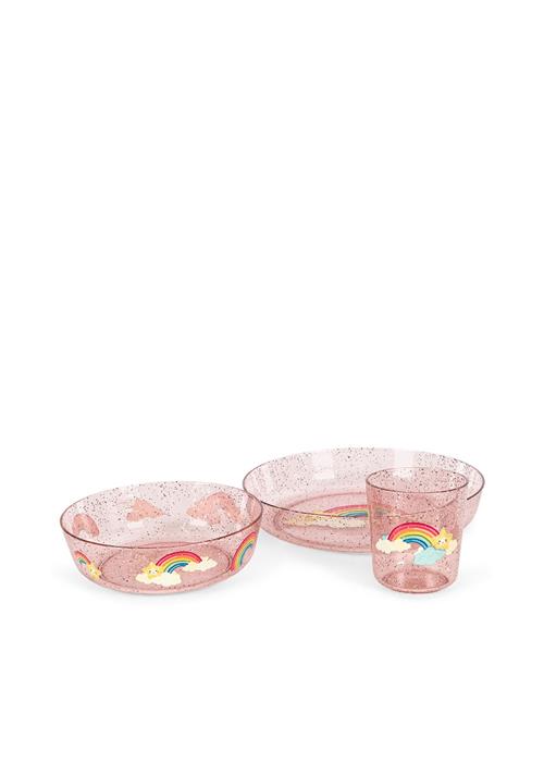 Konges Sløjd Middagsstel Rainbow  Rainbow-ONE SIZE  Hvid  One Size  Drenge, Piger