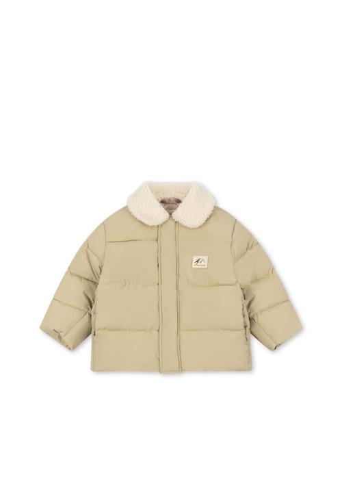 Konges Sløjd Alpi Jakke Med Krave Pale Olive Green  Pale Olive Green-5Y  Grøn  5 år  Drenge, Piger