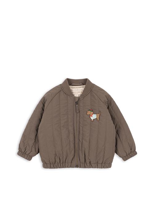 Konges Sløjd Juno Terry-bomberjakke Walnut  Walnut-4Y  Brun  4 år  Drenge