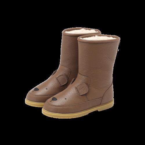 Donsje Amsterdam Wadudu Classic Støvler Cognac Leather  Cognac Leather-28  Brun  28 EU  Piger