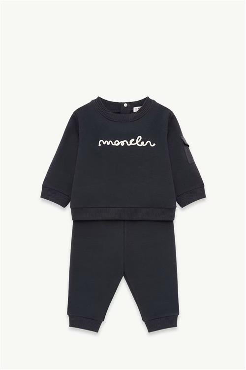 Moncler Sæt Med Strikketøj Navy  Navy 80 cm  Marineblå  80 cm  Drenge, Piger