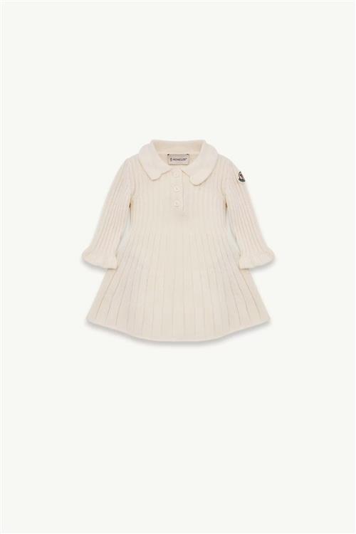 Moncler Kjole White  White 80 cm  Hvid  80 cm  Piger
