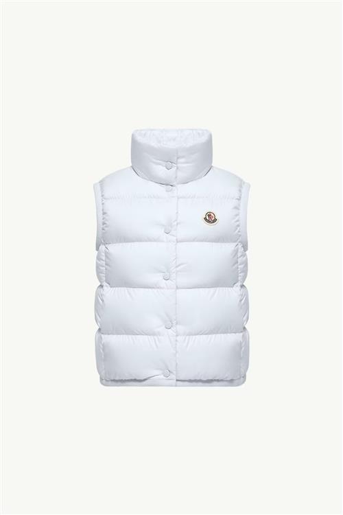 Moncler Badia Dunvest Pastel Blue  Pastel Blue 140 cm  Blå  140 cm  Piger