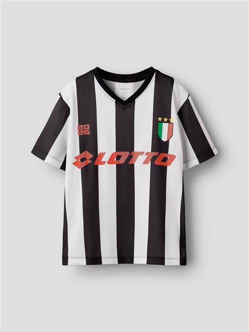 Name It T-shirt Black and White  Black 158/164 cm  Sort  158/164 cm  Drenge, Piger