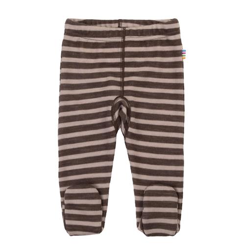 Joha Leggings Med Fødder Dark Brown  Dark Brown 70 cm  Brun  70 cm  Drenge, Piger