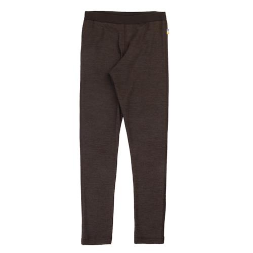 Joha Leggings I Uld Dark Brown  Dark Brown 140 cm  Brun  140 cm  Drenge, Piger