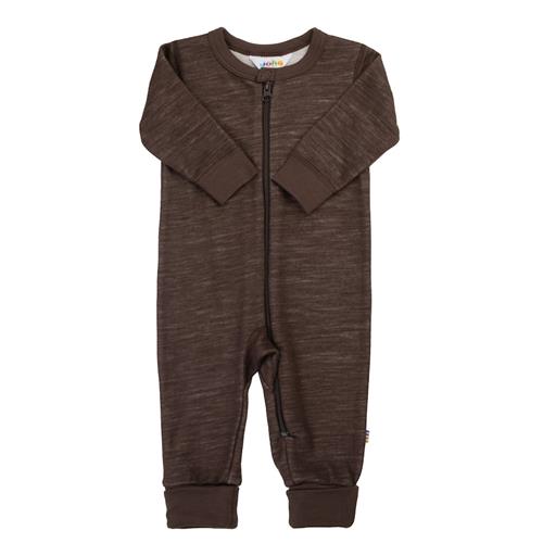 Joha Jumpsuit Med 2-i-1-fod Dark Brown  Dark Brown 90 cm  Brun  90 cm  Drenge, Piger